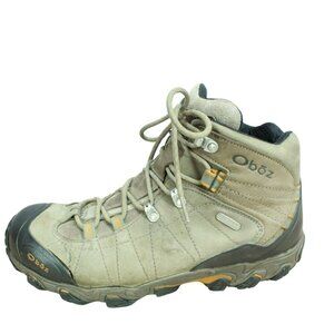 Oboz Bridger Brown Leather Lace Up B-Dry Waterproof Hunting Boots Size 11 Wide